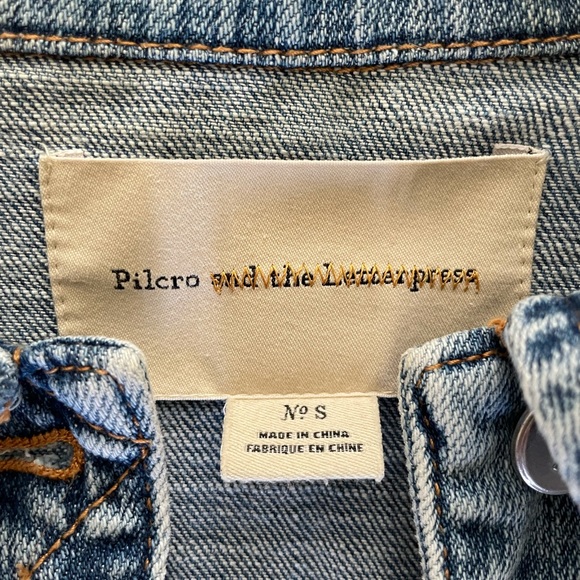 Jean Jacket size S, Pilcro by Anthropology - Picture 2 of 4